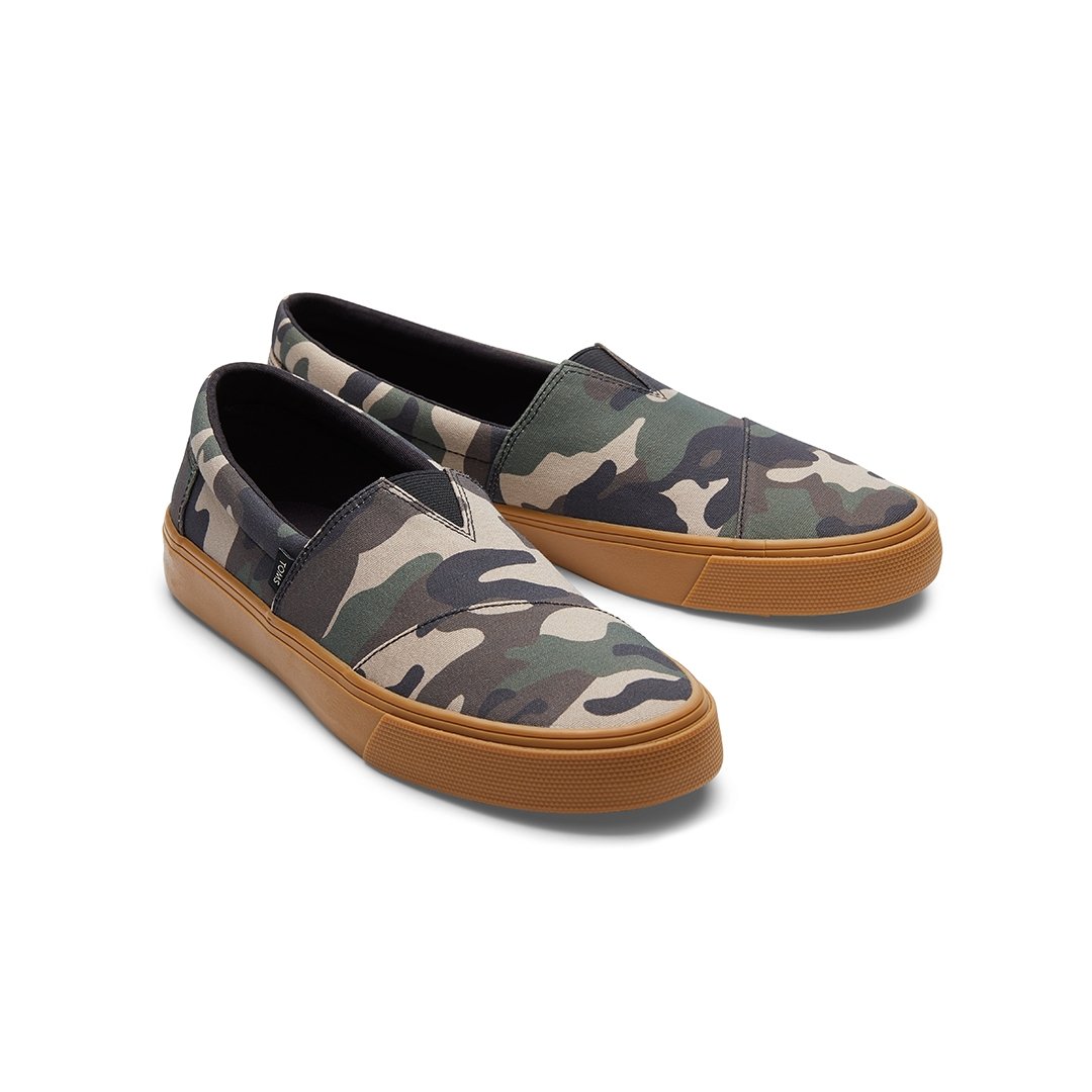 Mens toms slip on sale on