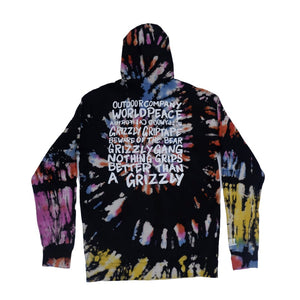grizzly griptape tie dye hoodie